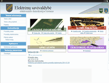 Tablet Screenshot of edem.elektrenai.lt