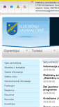 Mobile Screenshot of elektrenai.lt